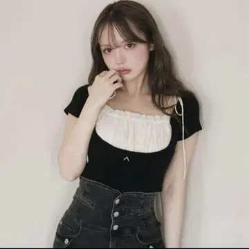 앤드메리 메우 프릴 톱스