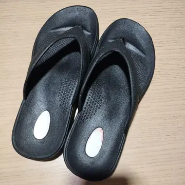 OKABASHI 블랙 샌들 LL 리커버리 샌들