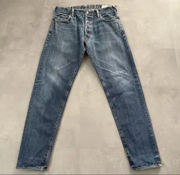 EVISU 에비수 LOT2000 셀비치 데님 팬츠 W33 테이퍼드