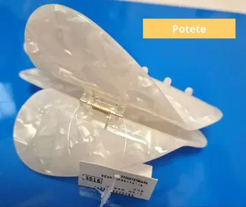 POTETE 포테테 빅 하트 클립 화이트