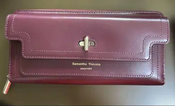 Samantha Thavasa 버건디 장지갑 사만다 타바사
