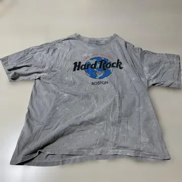 Hard Rock Cafe 그레이 티셔츠 BOSTON 구제 의류