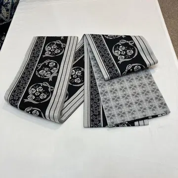 와카온 리버서블 오비 블랙과 그레이