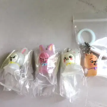SKZOO 동물 캐릭터 키링 4개 세트