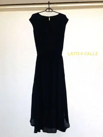 LATO*CALLE 슬리브리스 롱 원피스