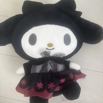 마이멜로디 봉제 인형 블랙 드레스