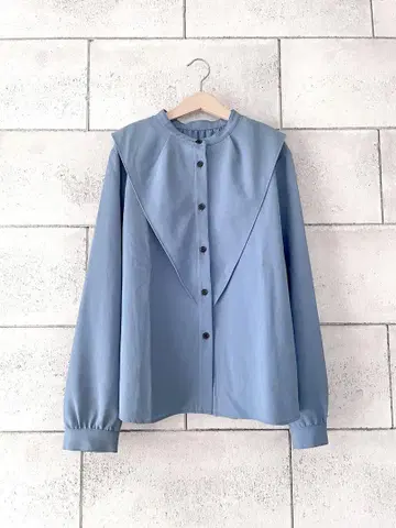 UNITED TOKYO 블루 블라우스