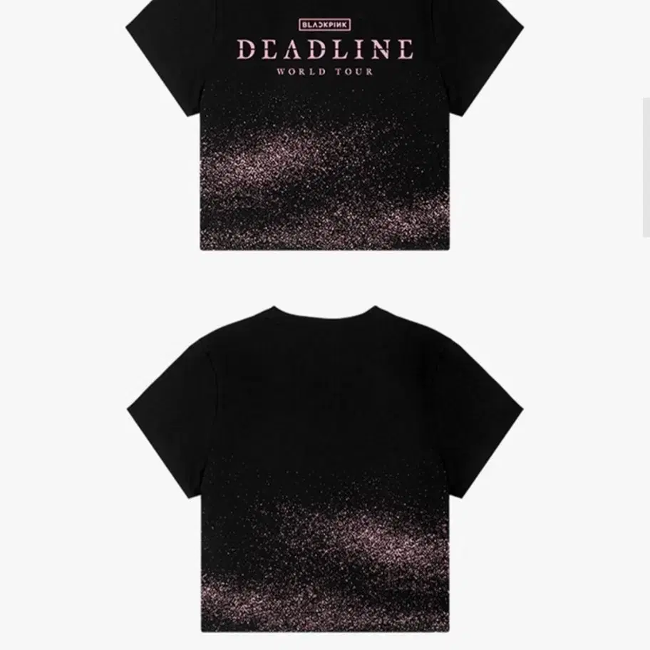 BLACKPINK | 블랙핑크 Blackpink Concert Cropped Tee Black
