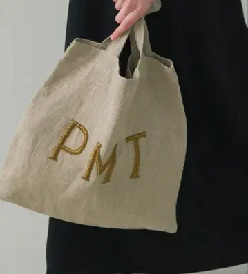 PIMENTE 피몬테 린넨 자수 에코백