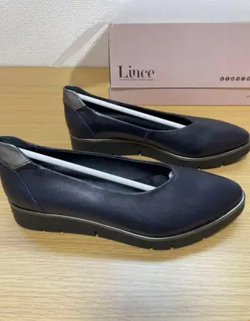Lince [린세] 로퍼 포인트 가죽 로퍼 23.5