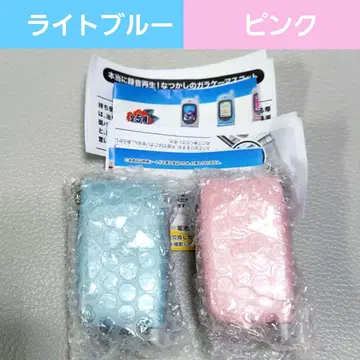 정말 녹음 재생! 그리운 피처폰 마스코트 핑크 라이트 블루