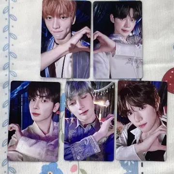 TXT 2024 MOA 안케토 membership 트레이딩 카드 5장