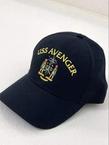 USS AVENGER 자수 캡 네이비