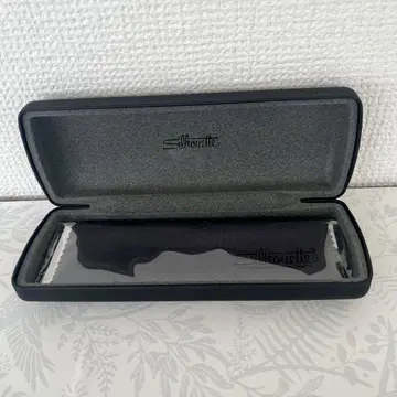 Silhouette 실루엣 안경 케이스 로고 포함 크로스 포함 정품 블랙