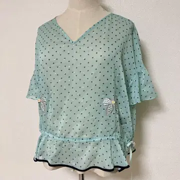 프랑슈리페 시스루 탑 도트 franche lippee