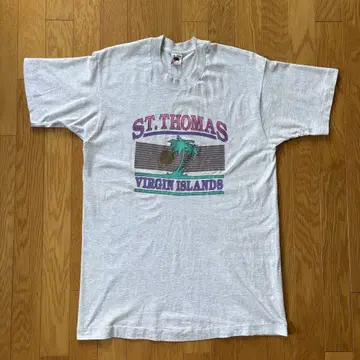 90년대 빈티지 티셔츠 ST.THOMAS 프룻 오브 더 룸 USA