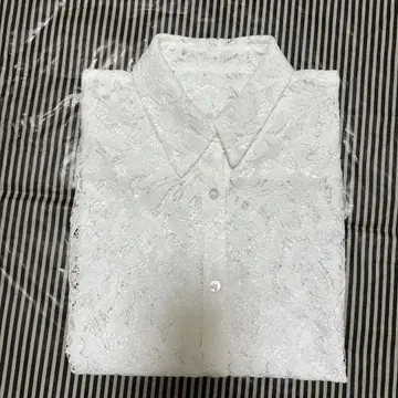 노블 보타니컬 레이스 프렌치 슬리브 블라우스
