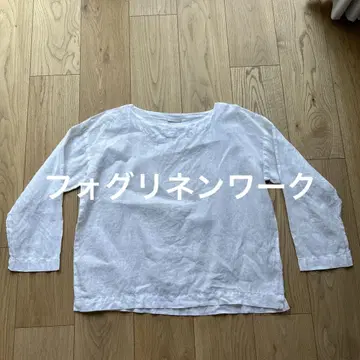fog linen work 블라우스 린넨