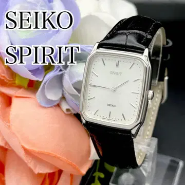 작동 손목시계 SEIKO SPIRIT 세이코 새 벨트 새 배터리 F84