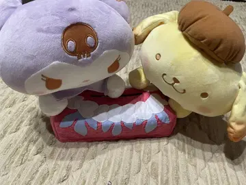 폼폼푸딩 쿠로미 누워 봉제 인형 세트