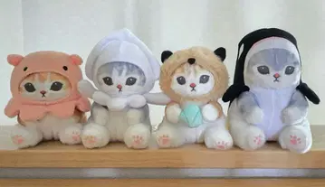 바다의 생물 냥 3 봉제 인형 전 4종 컴프 세트