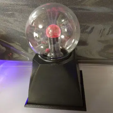플라즈마 볼 클리어/블랙 약 15cm