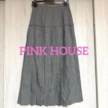 핑크하우스 PINK HOUSE naturetrail 플레어 스커트