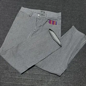 G160 스트라이프 데님