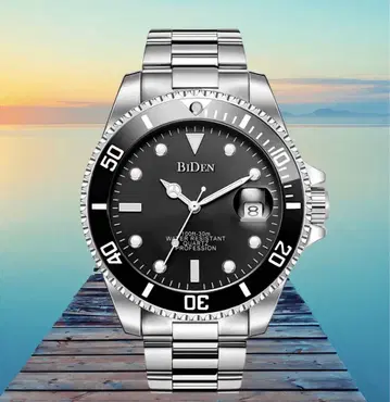 BIDEN 손목시계 스테인리스 스틸 40mm