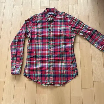 Ralph Lauren 체크 무늬 코튼 셔츠