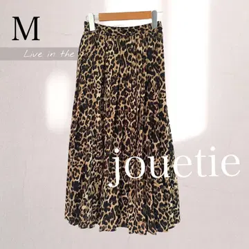 jouetie 쥬에티 레오파드 무늬 플리츠 스커트 M