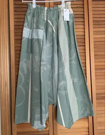 타마키니메 타룬 팬츠 쿠루리 롱 택 포함 새상품 코튼