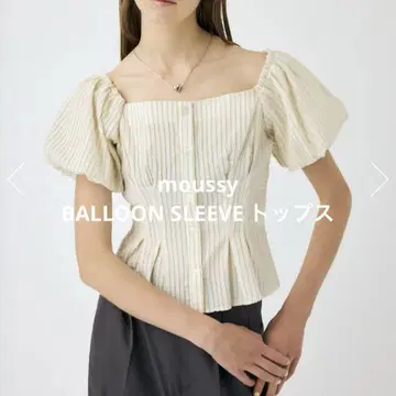 moussy BALLOON SLEEVE 상의