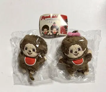 몬치치 봉제 인형 배지 [몬치치 군 & 몬치치 양] 2개 세트