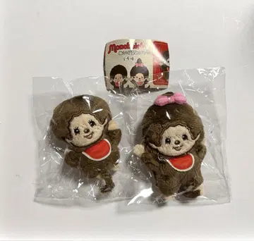 몬치치 봉제 인형 배지 [몬치치 군 & 몬치치 양] 2개 세트