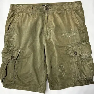 American eagle / 데미지 가공 카고 하프 팬츠