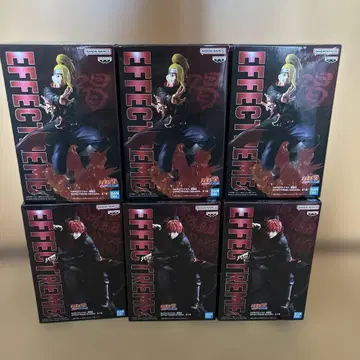 NARUTO EFFECTRIME DEIDARA SASORI 6개 세트