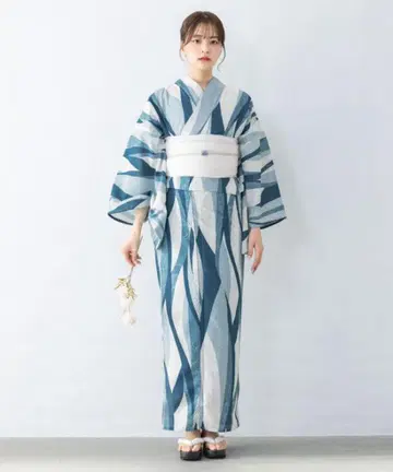 새상품 SOUBIEN 유카타, 오비 세트 유카타관 그레이스