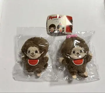 몬치치 봉제 인형 배지 [몬치치 군 & 몬치치 양] 2개 세트