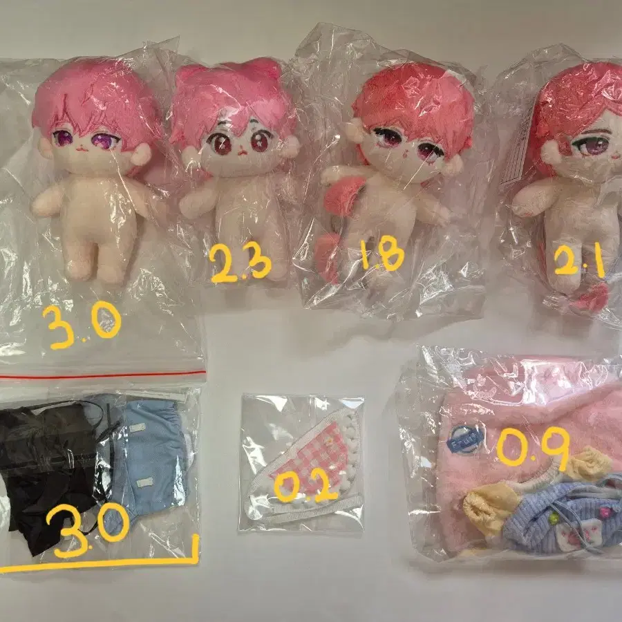 [5人セット]未開封新品 PLAVE ぬいぐるみ 10cm doll ５人set 特典付き未開封新品] PLAVE ぬいぐるみ 10CM 5人 セット 5点