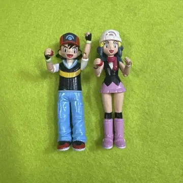포켓몬 지우(사토시) 이슬이(히카리) 피규어 세트