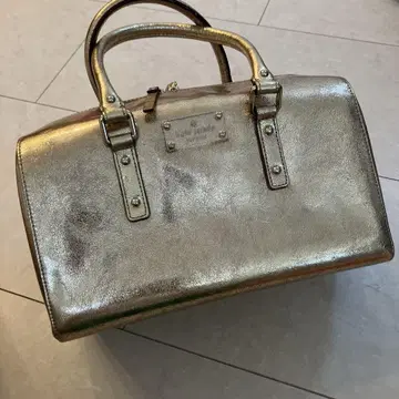 Kate spade 메탈릭 골드 스몰 보스턴
