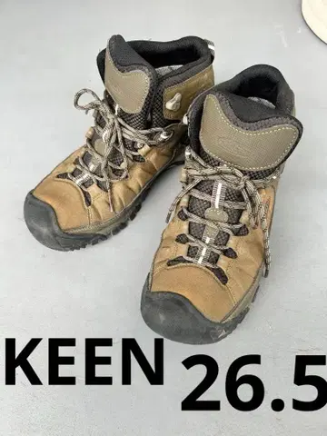 KEEN 킨 등산화 브라운 트레킹 슈즈 26.5