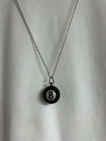 8볼 디자인 목걸이