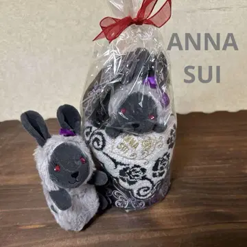 안나수이 ANNA SUI 그로브 홀더 키링 토끼 로고 플레이트