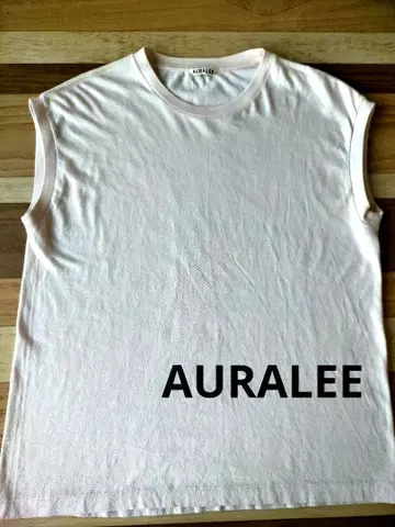 AURALEE 오라리 프렌치 슬리브 티셔츠 프리 사이즈