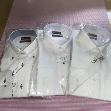 화이트 스트라이프 포멀 셔츠 세트