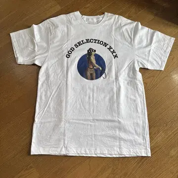 GOD SELECTION XXX 걸 포토 프린트 티셔츠 XL