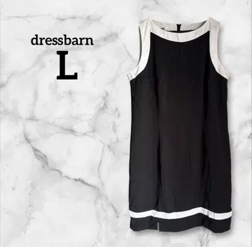 dressbarn [L] 슬리브리스 원피스 드레스 바른 블랙