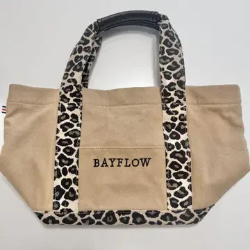 BAYFLOW 레오파드 무늬 레오파드 무늬 베이지 토트백